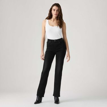 Calça Jeans Levi's® 723® High Rise Straight Preta