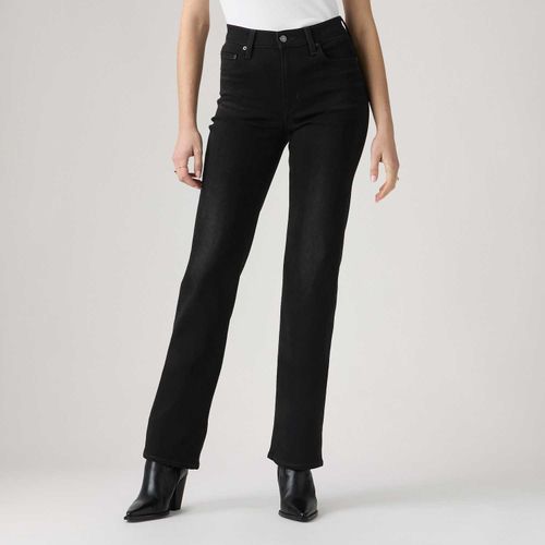 Calça Jeans Levi's® 723® High Rise Straight Preta