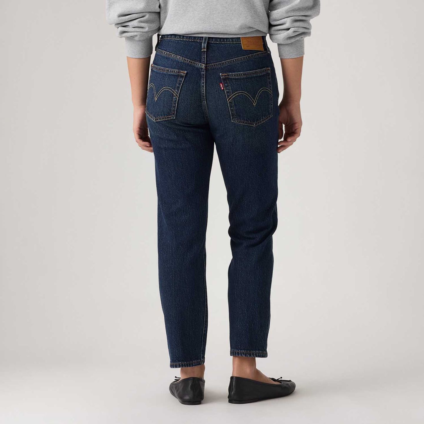 Calça Jeans Levi's® 501® Crop Lavagem Escura - Levi's® Brasil