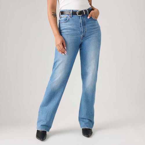 Calça Jeans Levi's® Ribcage Full Lenght Lavagem Clara