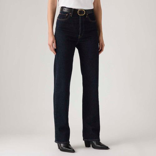 Calça Jeans Levi's® Ribcage Full Lenght Preta