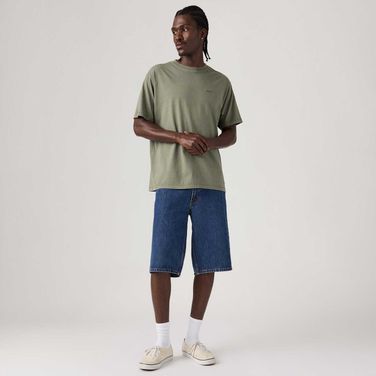 Bermuda Jeans Levi's® 470® Baggy Lavagem Média