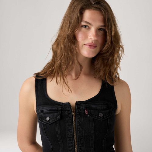 Regata Jeans Levi's® Vintage com Zíper Preta