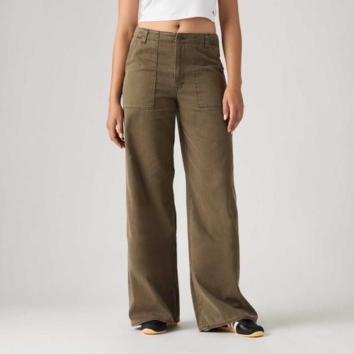 Calça Levi's® Cinch Wideleg Fatigue Marrom