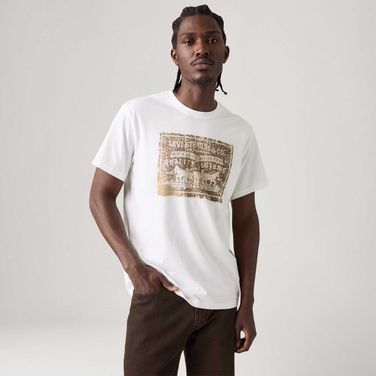 Camiseta Levi's® Relaxed Tee Manga Curta Cinza Escuro