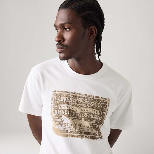 Camiseta Levi's® Relaxed Tee Manga Curta Cinza Escuro