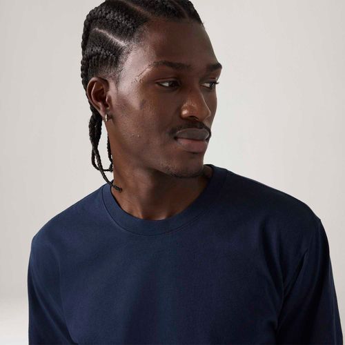 Camiseta Levi's® Essential Tee Azul Marinho Manga Curta