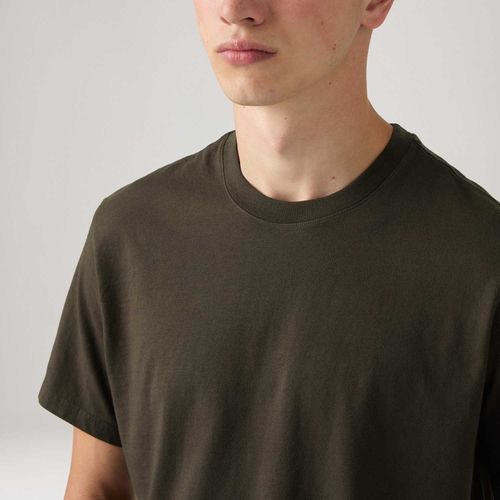 Camiseta Levi's® Essential Tee Marrom Manga Curta