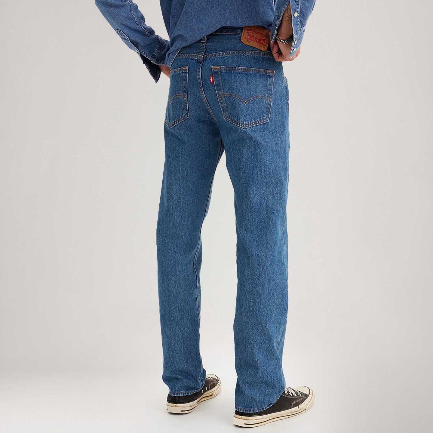 Calça Jeans Levi's® 501® Original Lavagem Média - Levi's® Brasil