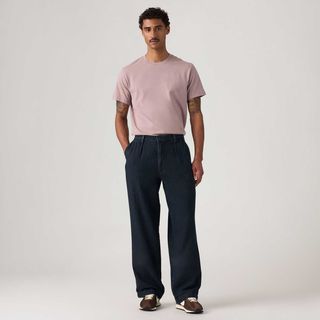 Calça Levi's® Chino XX Baggy Pleated Azul Marinho - Levi's® Brasil